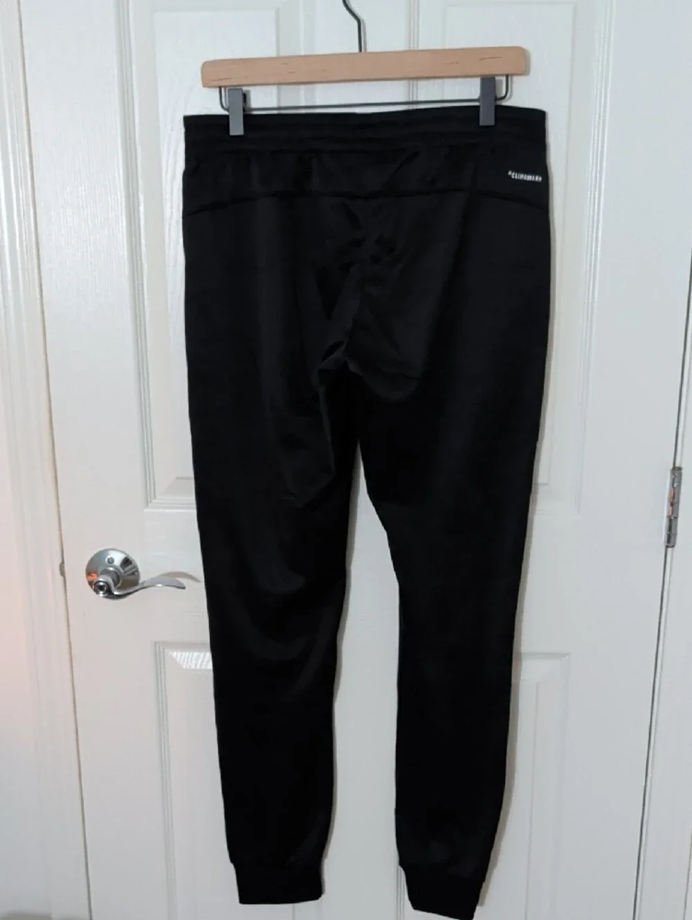adidas Men's Black Slim Jogger Sweatpants
